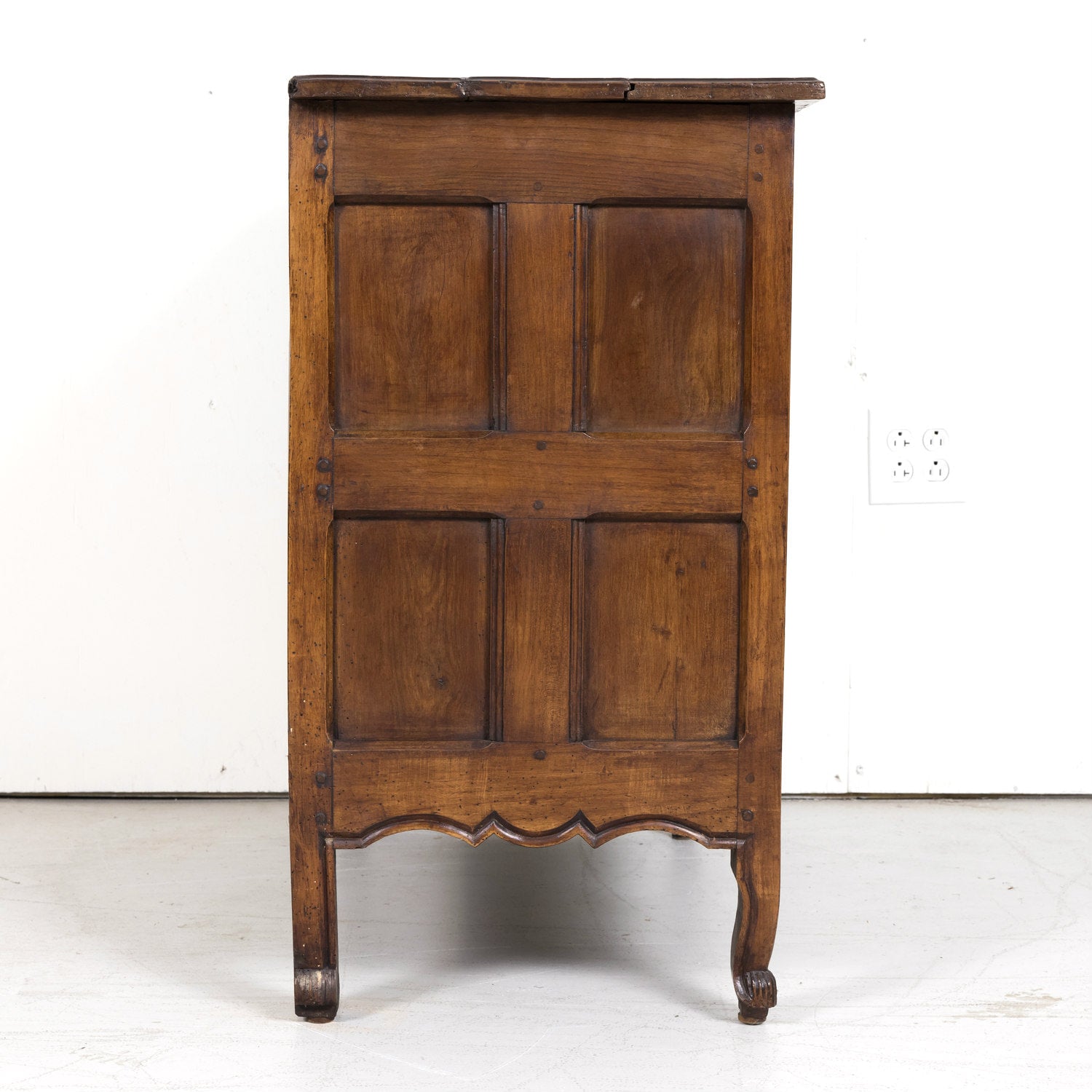18th Century French Louis XV Period Two-Drawer Cherry Lyonnaise Commode