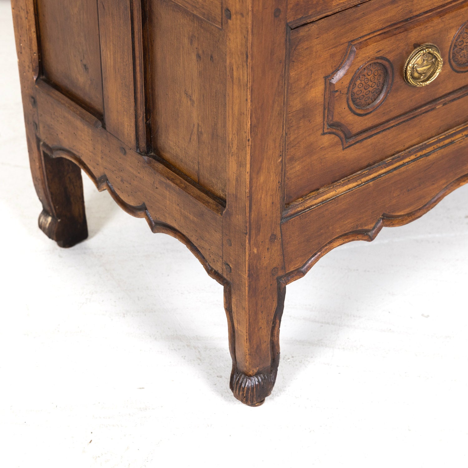 18th Century French Louis XV Period Two-Drawer Cherry Lyonnaise Commode