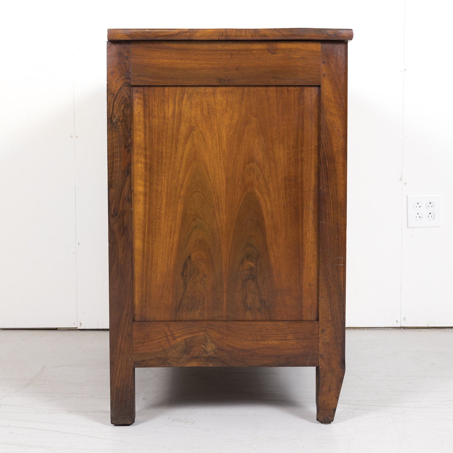 19th Century French Louis XVI Style Four-Drawer Walnut Commode