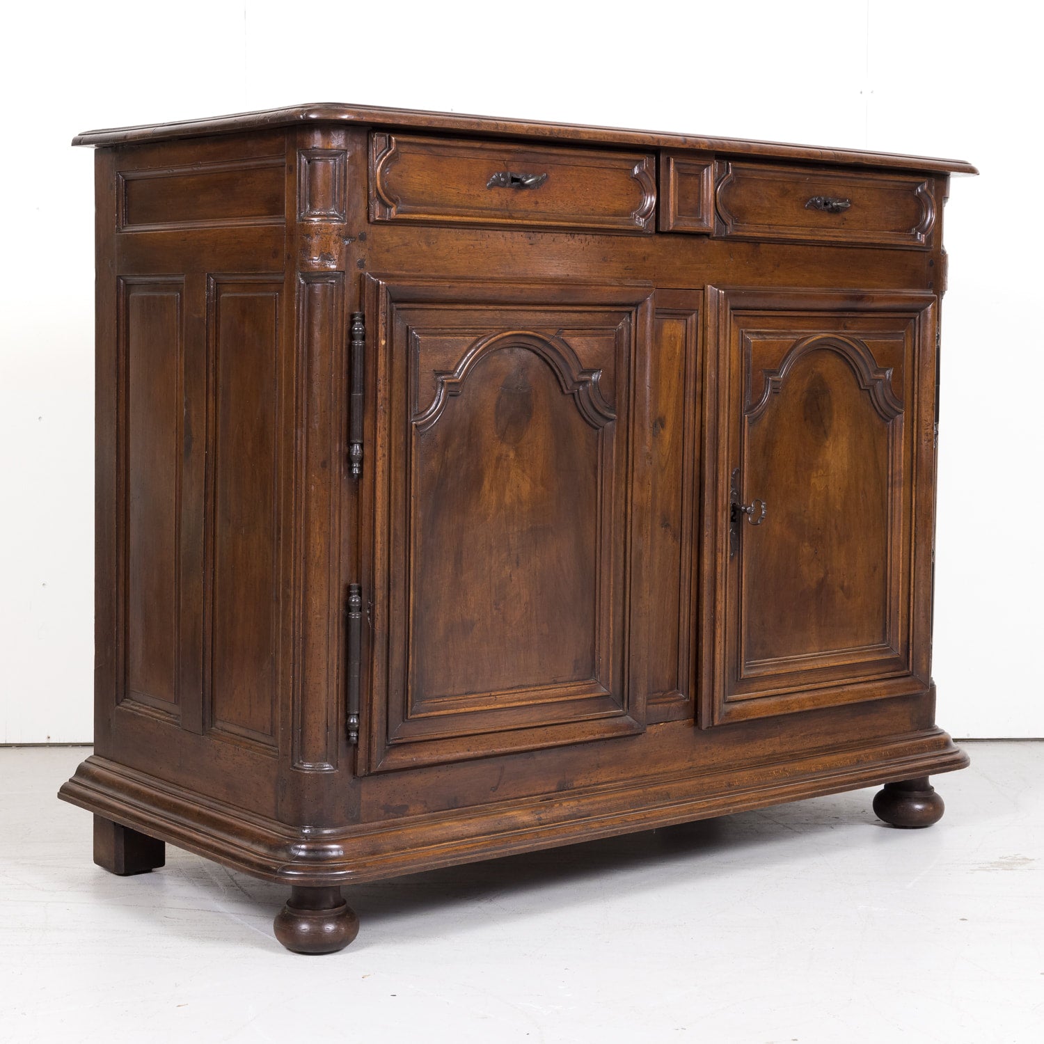Fine 18th Century French Period Louis XIV Walnut Lyonnaise Buffet