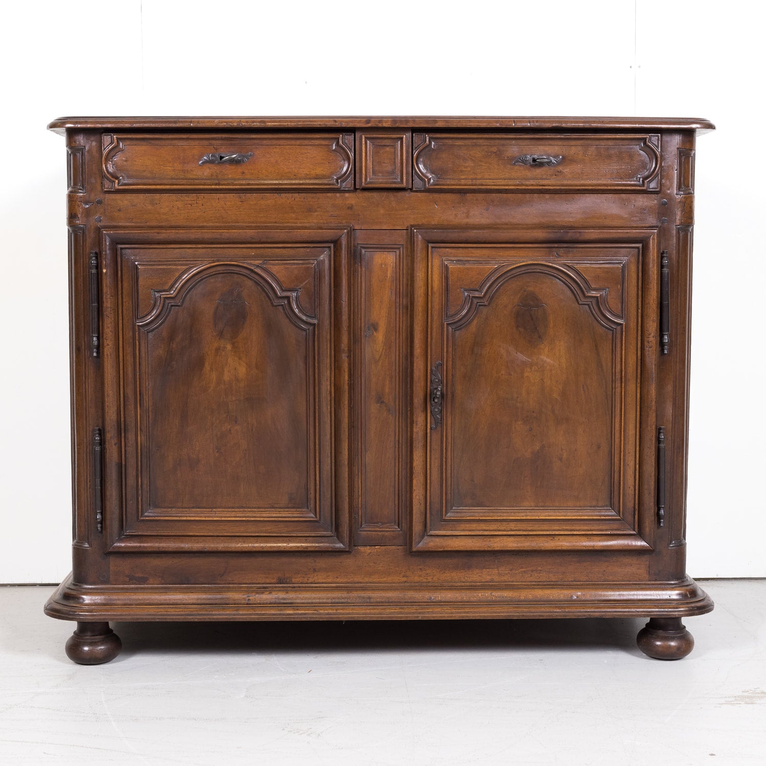 Fine 18th Century French Period Louis XIV Walnut Lyonnaise Buffet