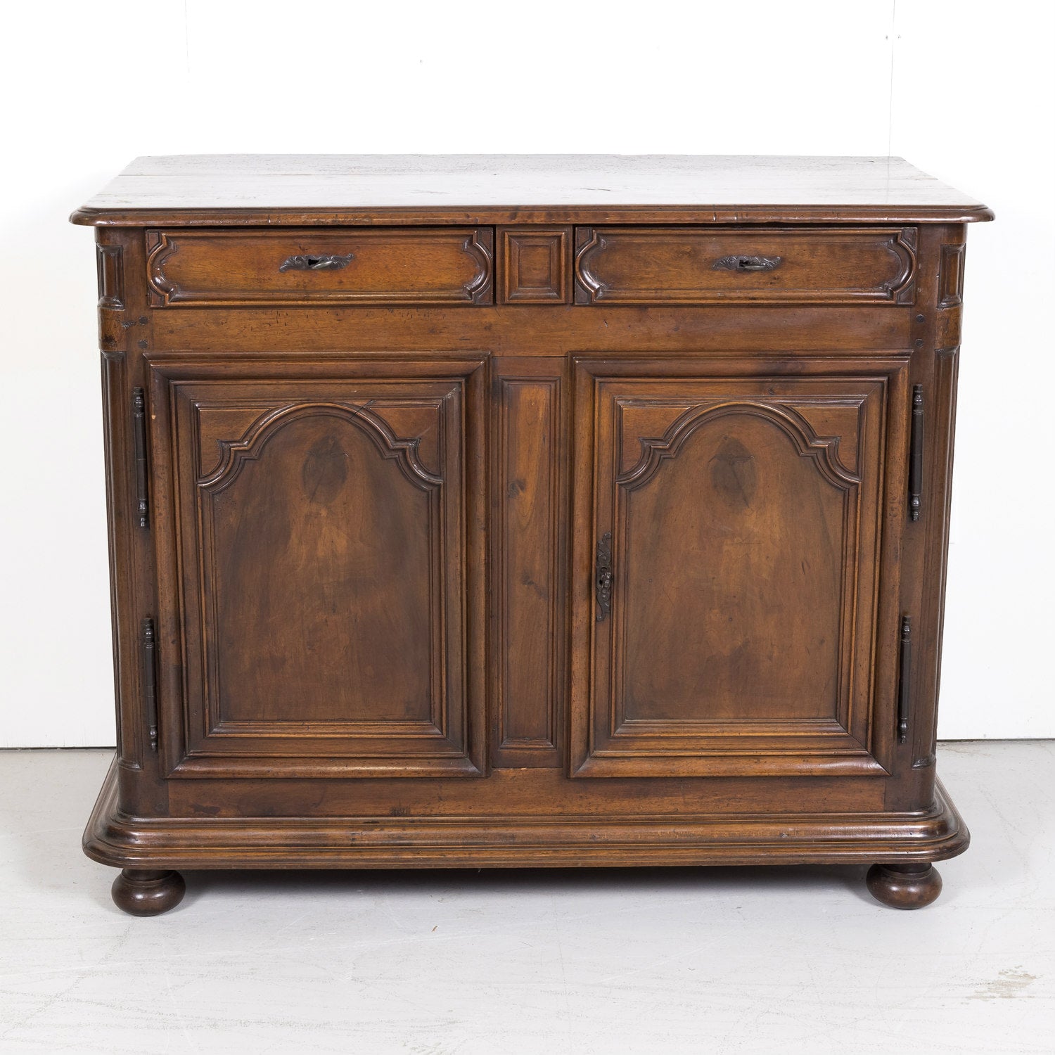 Fine 18th Century French Period Louis XIV Walnut Lyonnaise Buffet