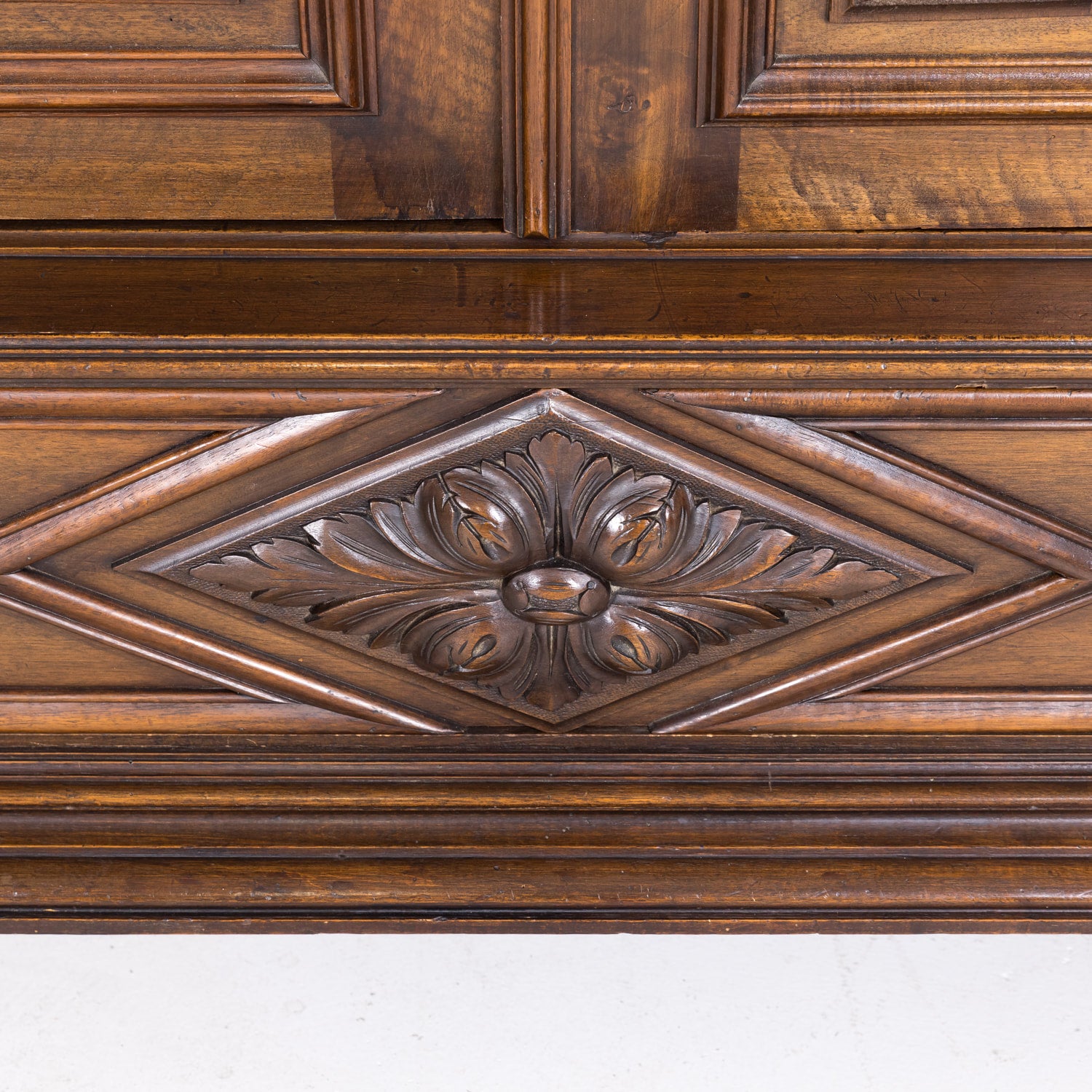 19th Century French Louis XIII Style Barley Twist Bibliotheque or Bookcase with Drawer