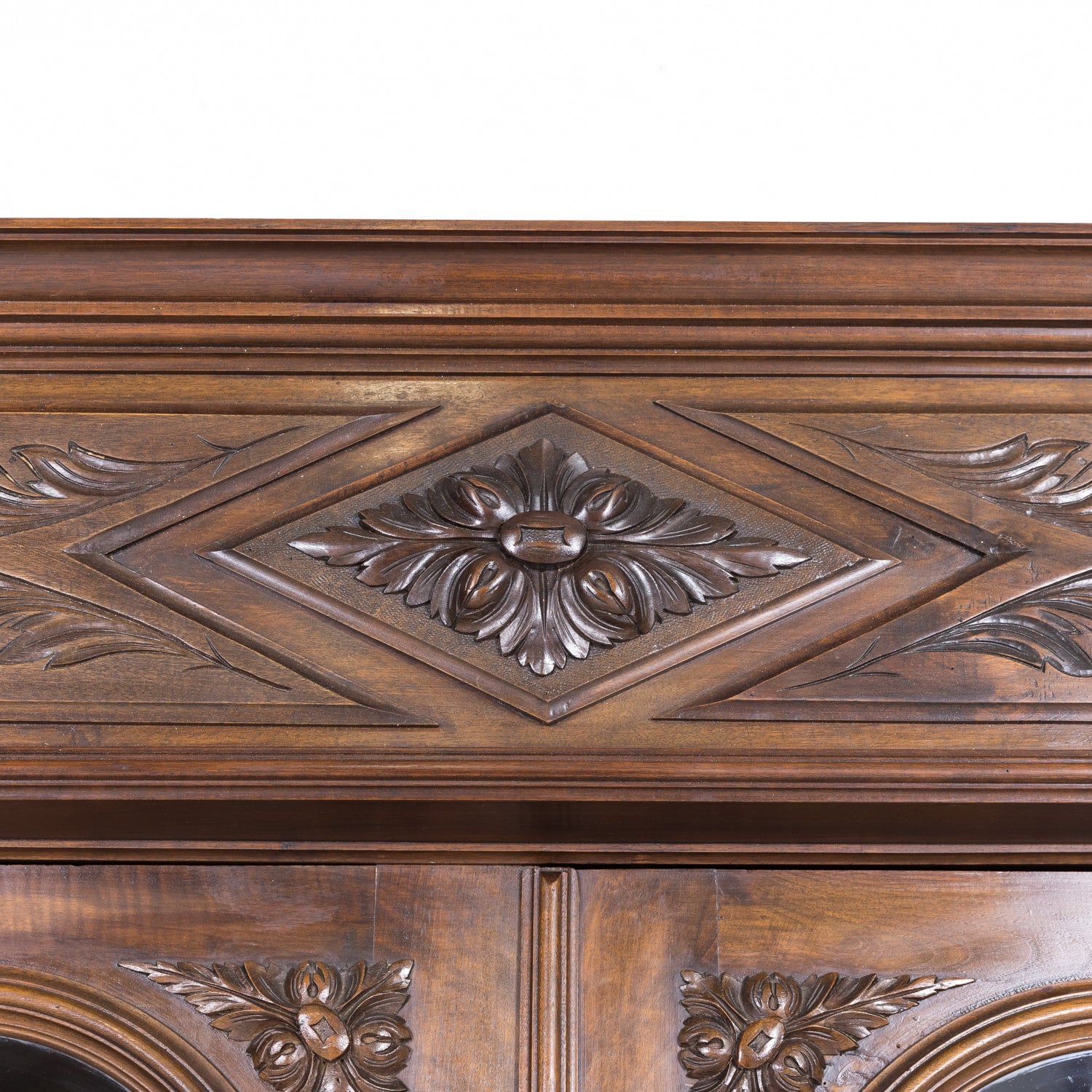 19th Century French Louis XIII Style Barley Twist Bibliotheque or Bookcase with Drawer