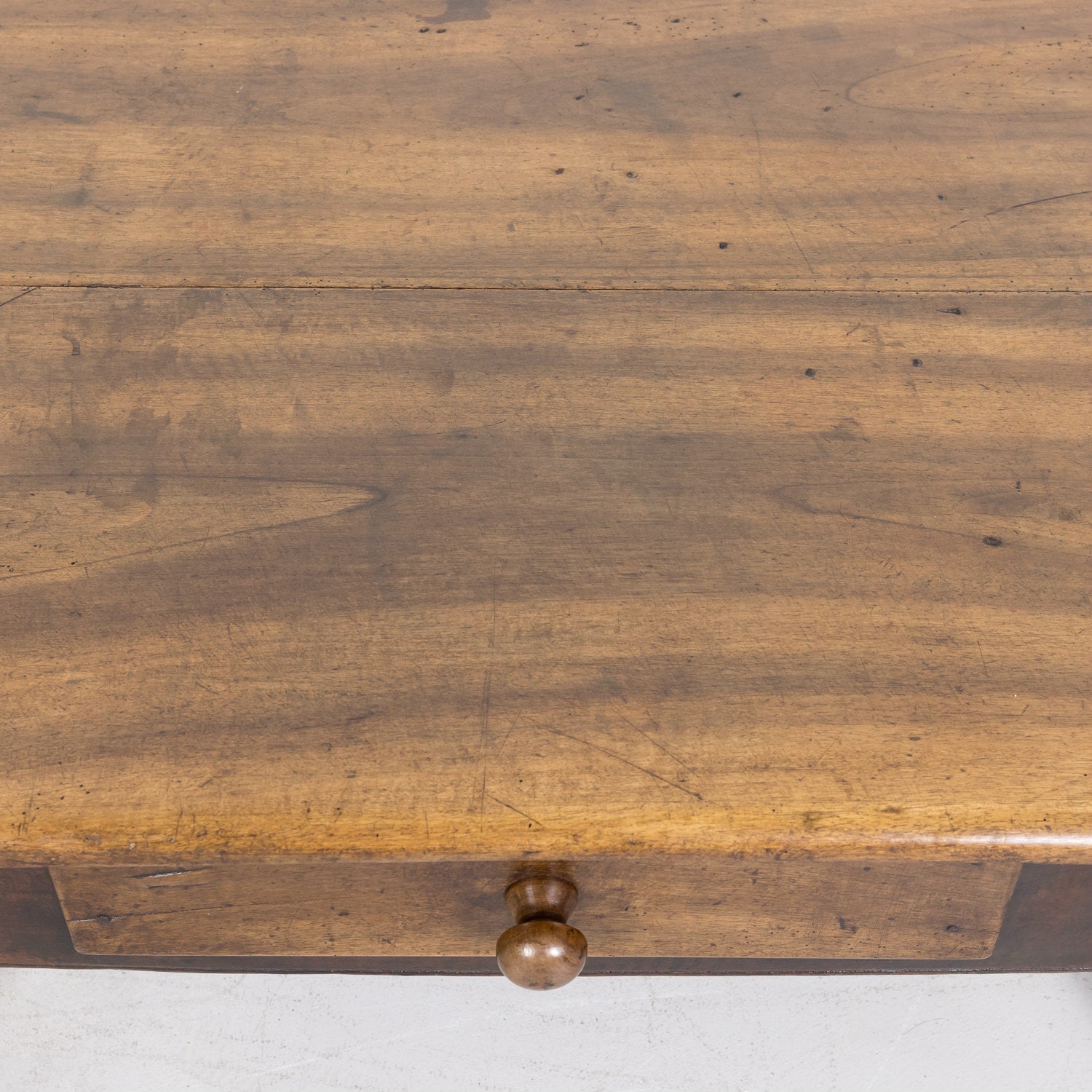 18th Century French Country Louis XVI Period Oversized Walnut Table Basse or Coffee Table