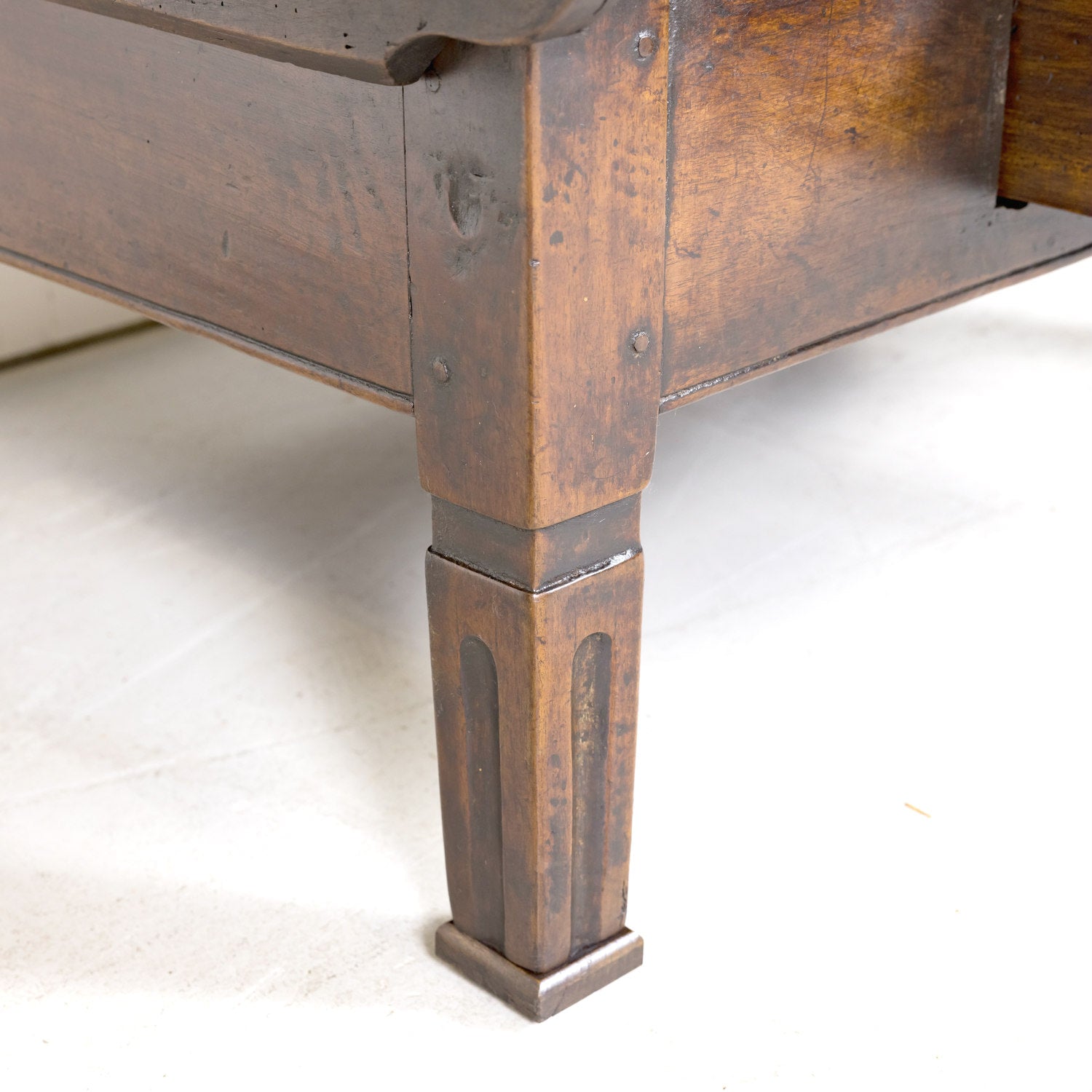 18th Century French Country Louis XVI Period Oversized Walnut Table Basse or Coffee Table