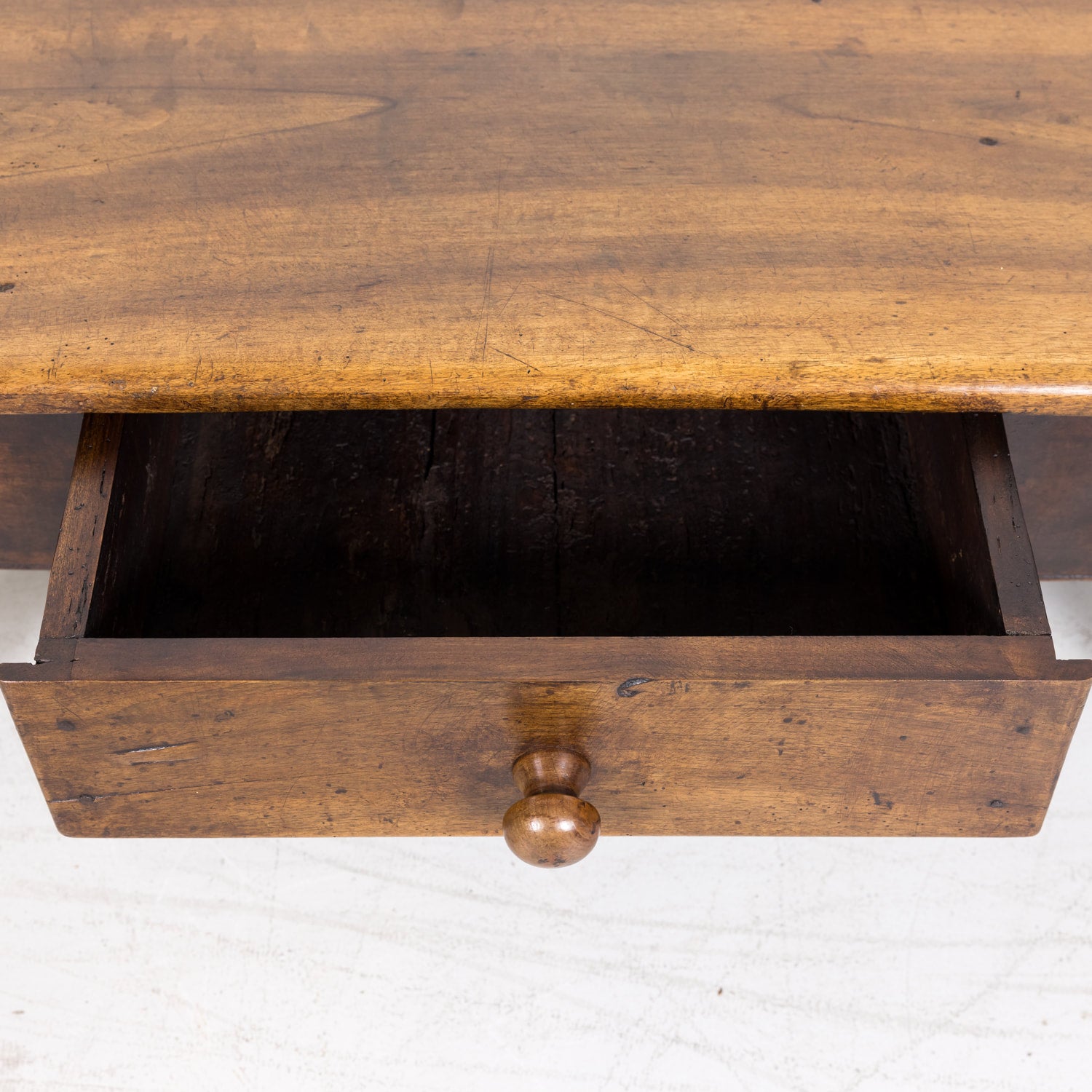 18th Century French Country Louis XVI Period Oversized Walnut Table Basse or Coffee Table