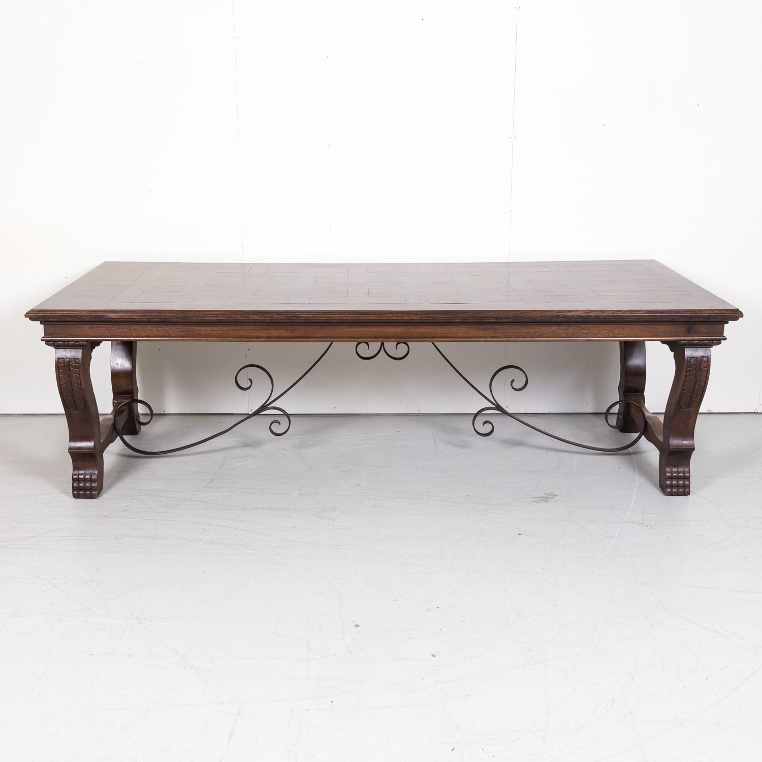 Antique French Carved Renaissance Style Dining Table