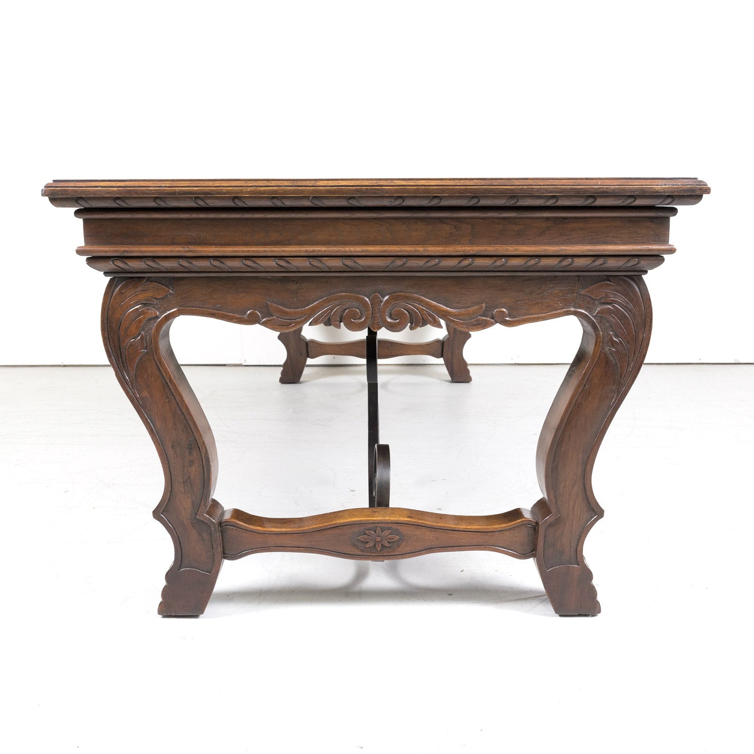 Antique French Carved Renaissance Style Dining Table