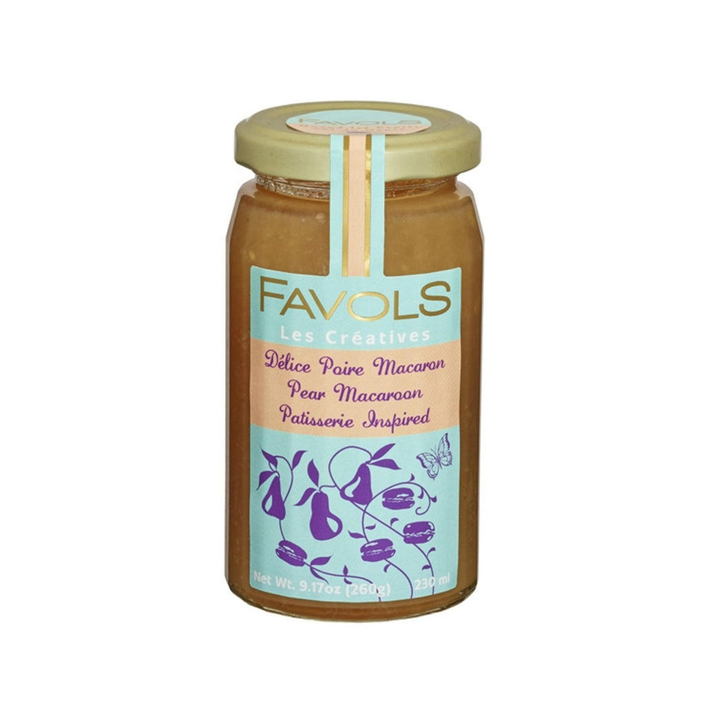 Favols Pear Macaroon Jam, 9.2oz