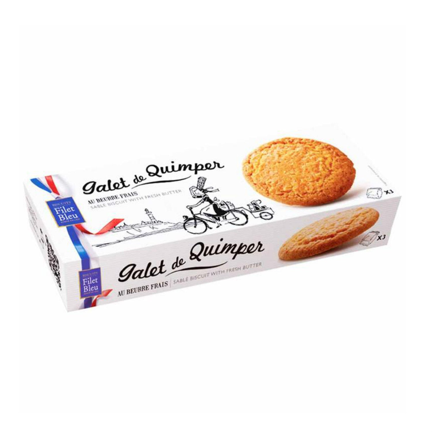 Filet Bleu Traditional Shortbread with Butter, 4.05oz