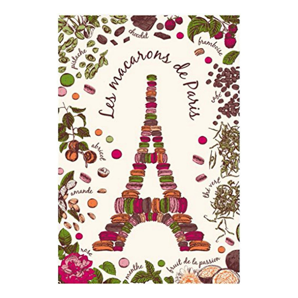 Les Macarons de Paris Tea Towel by Torchons & Bouchons