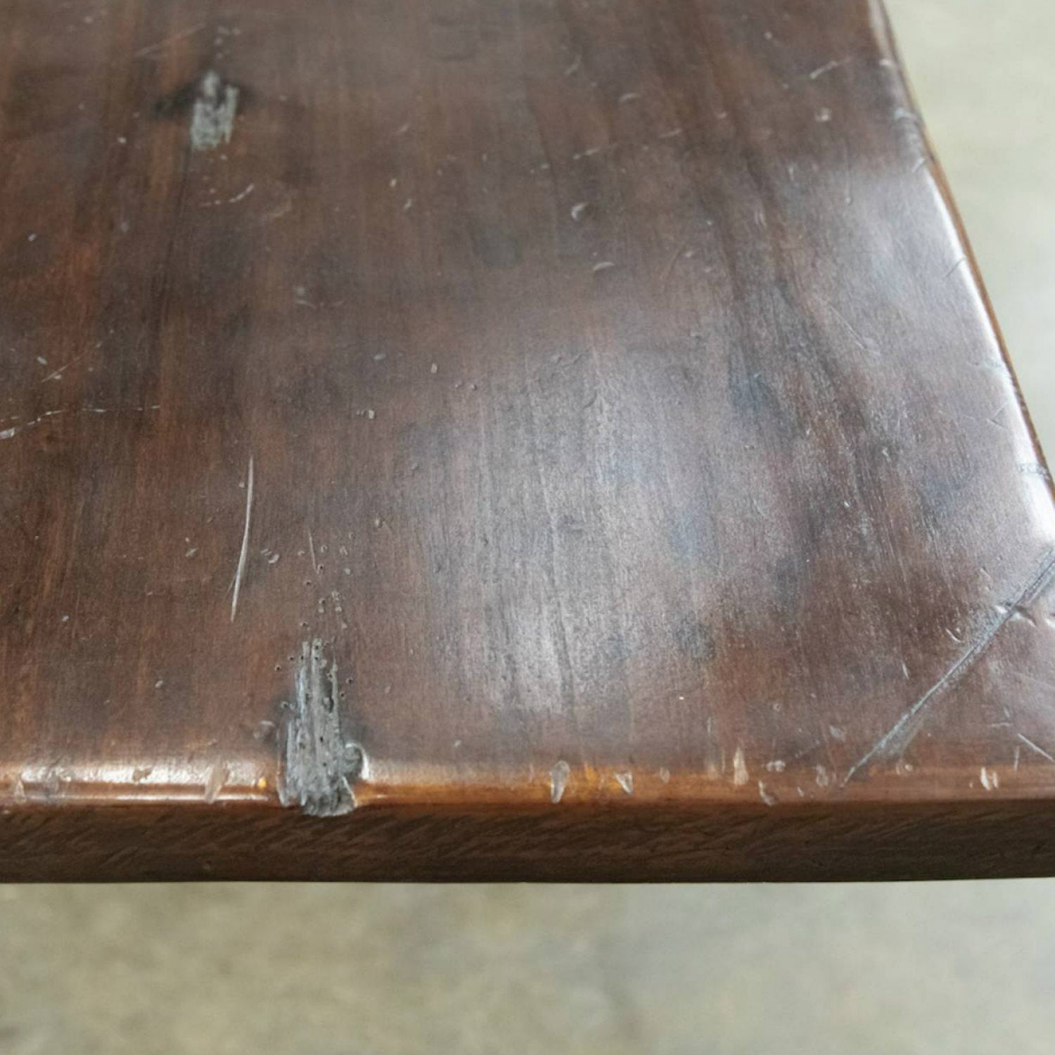 Exceptional 19th Century Solid Walnut Louis XIII Style 13.5 Foot Chateau Trestle Dining Table