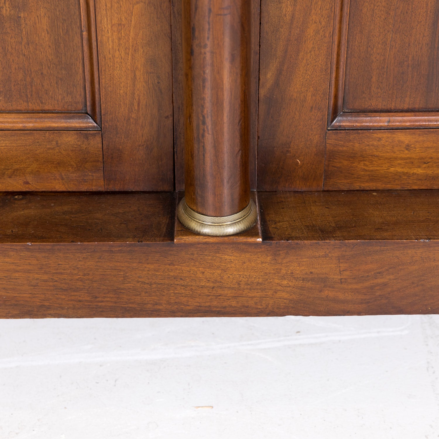 19th Century Period French Empire Walnut Lyonnaise Bibliotheque or Bookcase