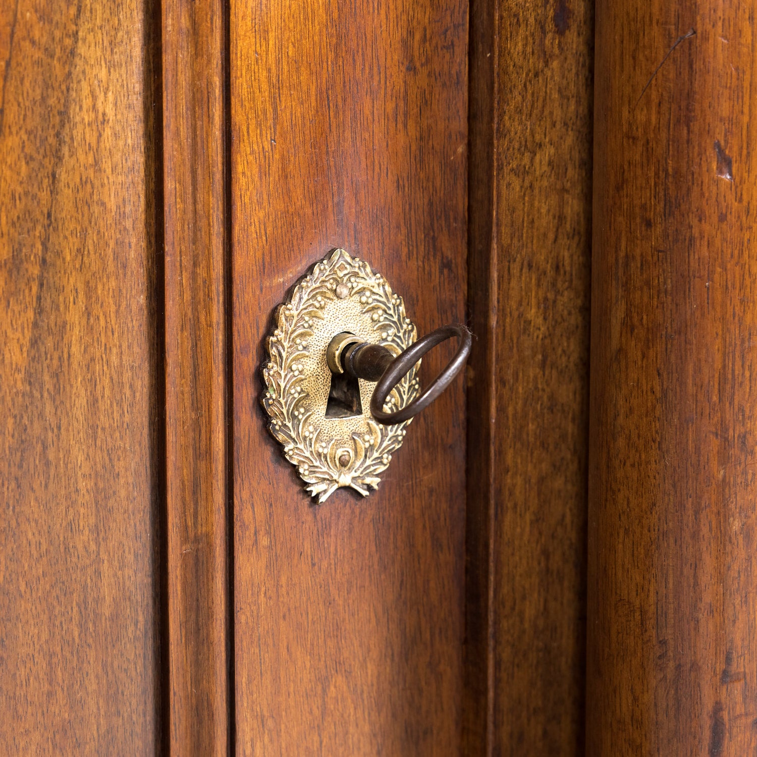 19th Century Period French Empire Walnut Lyonnaise Bibliotheque or Bookcase