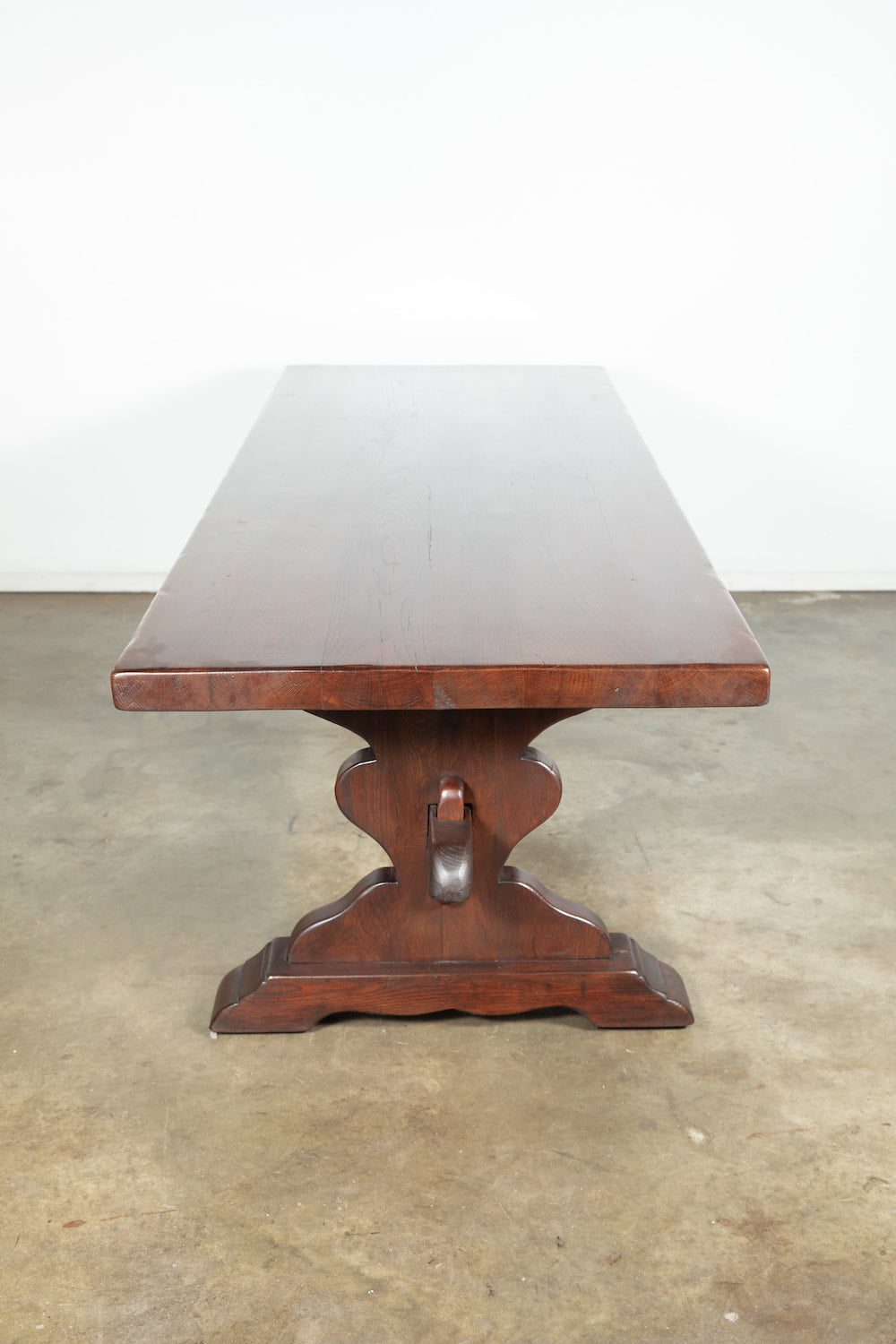 French Oak Normandy Monastery Trestle Table
