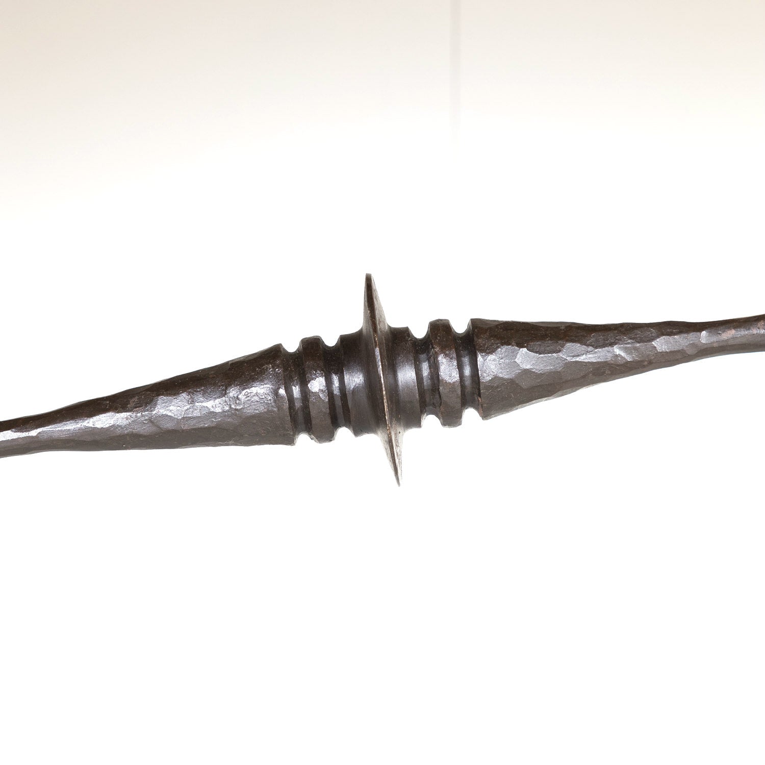 Large Antique French Walnut Trestle Table with Inset Parquet de Versailles Top and Iron Stretcher 