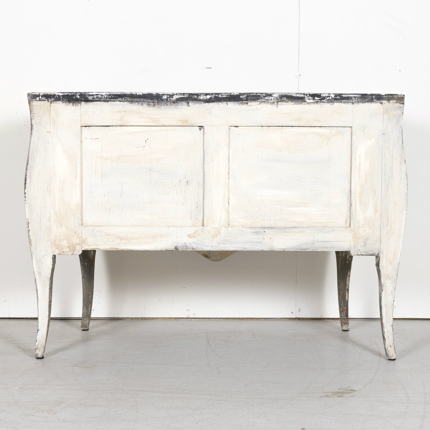 Antique French Louis XV Style Painted Commode Sauteuse