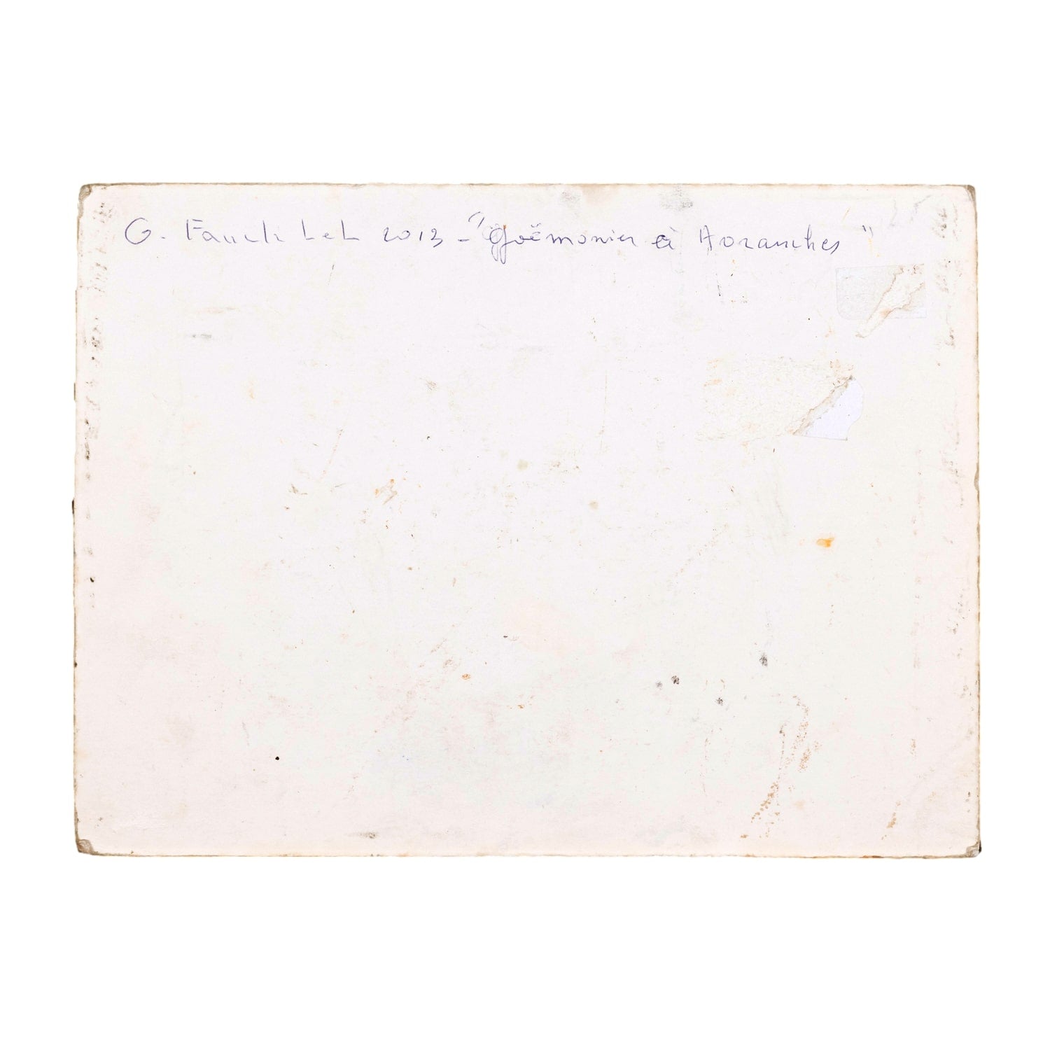 2013 Gouache On Board Painting, 