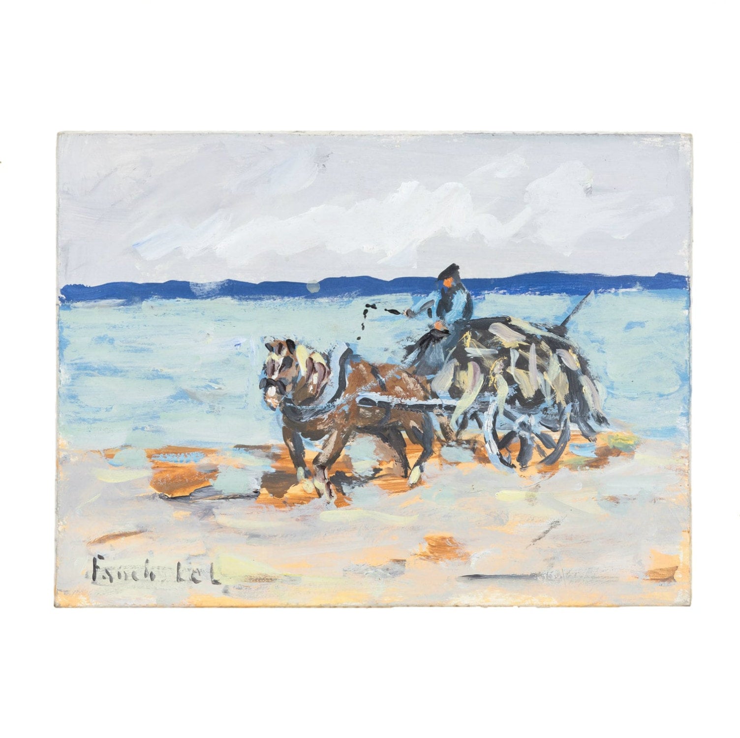 2013 Gouache On Board Painting, 