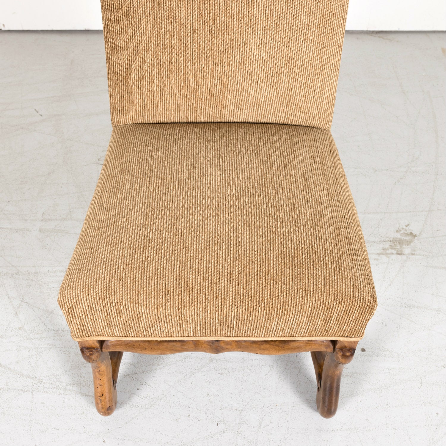 Set of 10 Antique French Louis XIII Style Os de Mouton Dining Side Chairs