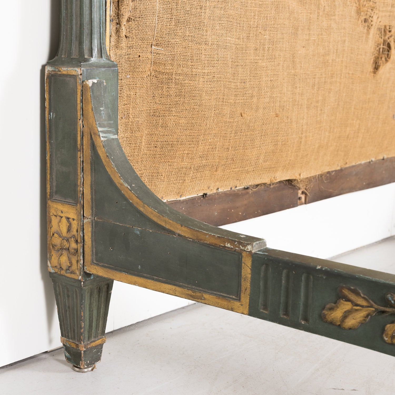 Early 19th Century Louis XVI Hand Painted Bed Frame
