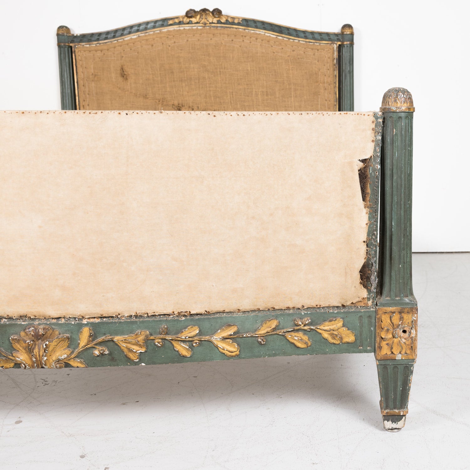 Early 19th Century Louis XVI Hand Painted Bed Frame