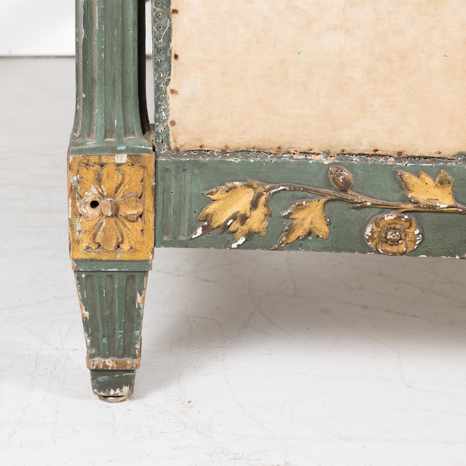 Early 19th Century Louis XVI Hand Painted Bed Frame