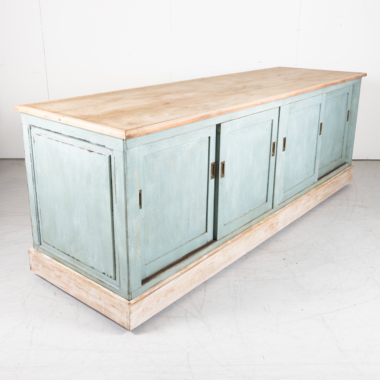 French Placard Island with Four Sliding Doors from South of France