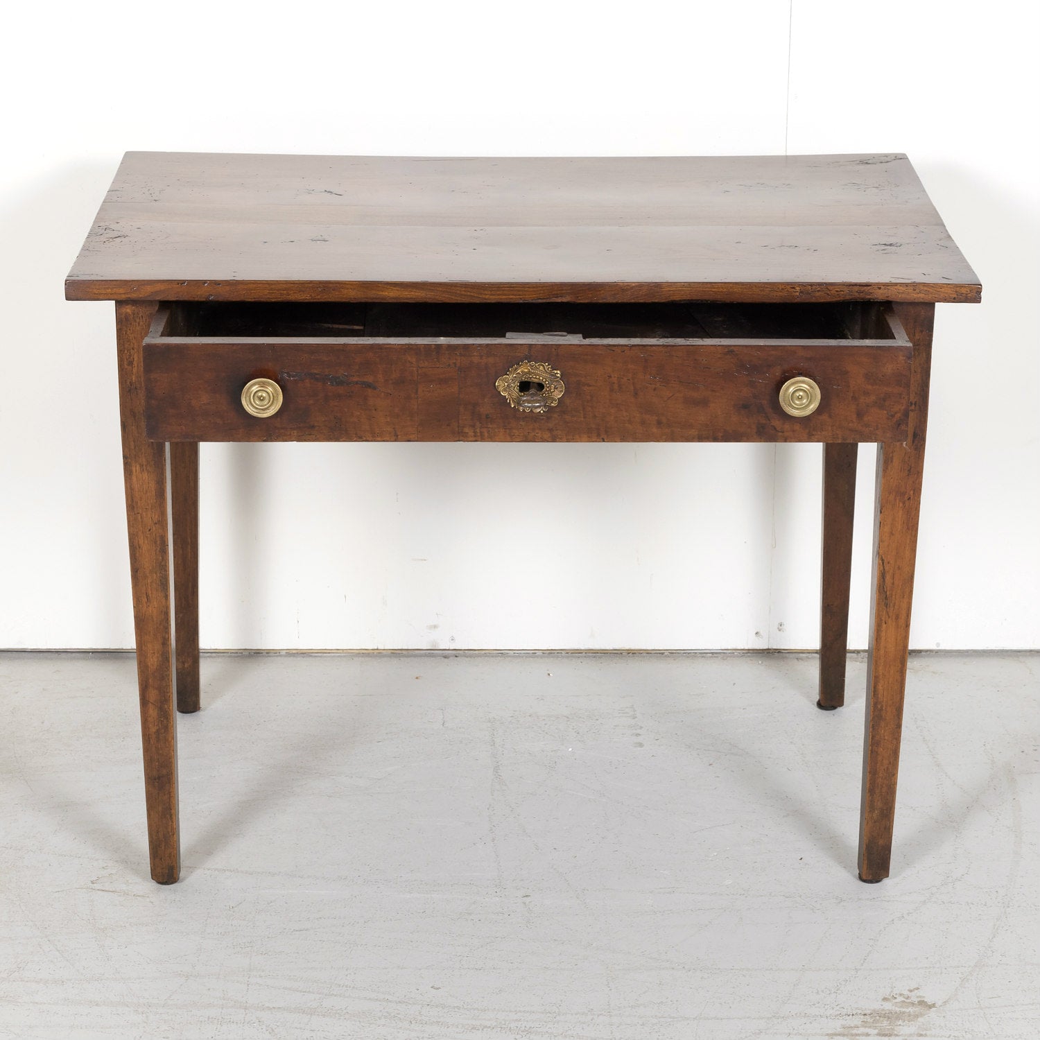 Early 19th Century French Empire Period Provincial Side Table or Work Table