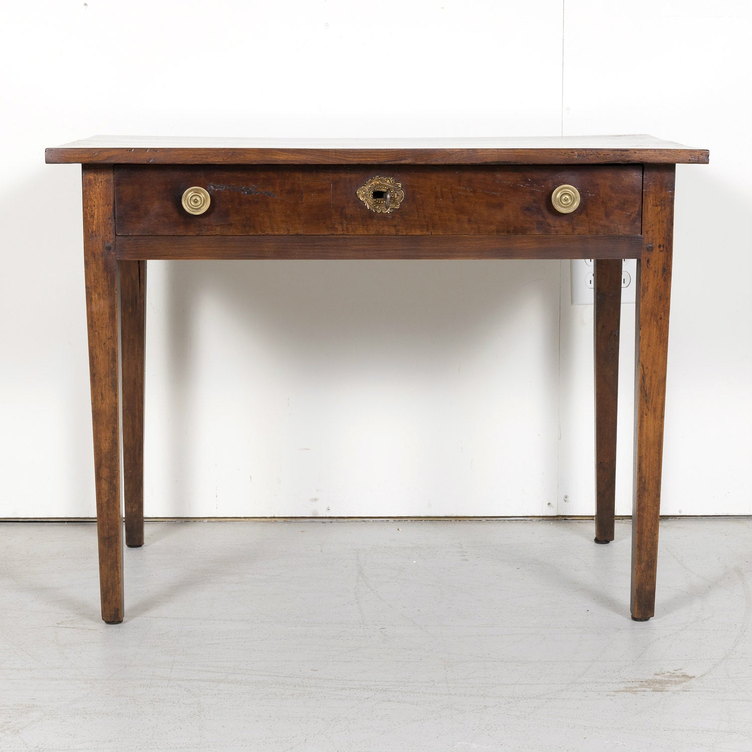 Early 19th Century French Empire Period Provincial Side Table or Work Table