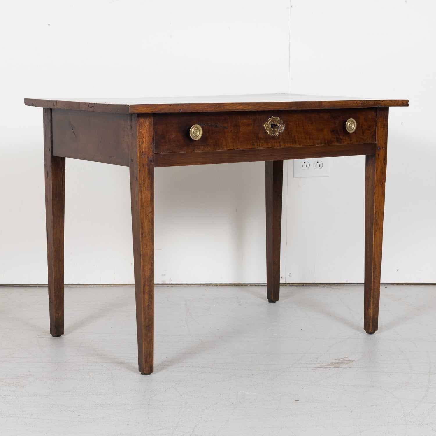 Early 19th Century French Empire Period Provincial Side Table or Work Table