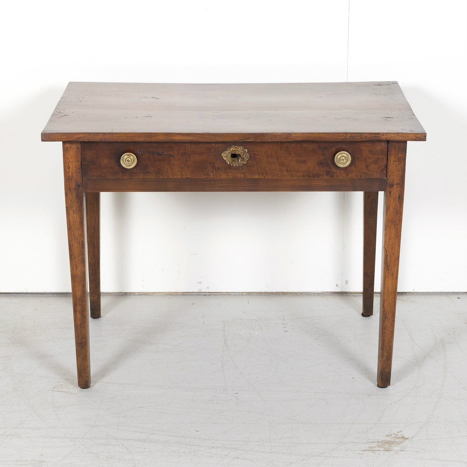 Early 19th Century French Empire Period Provincial Side Table or Work Table