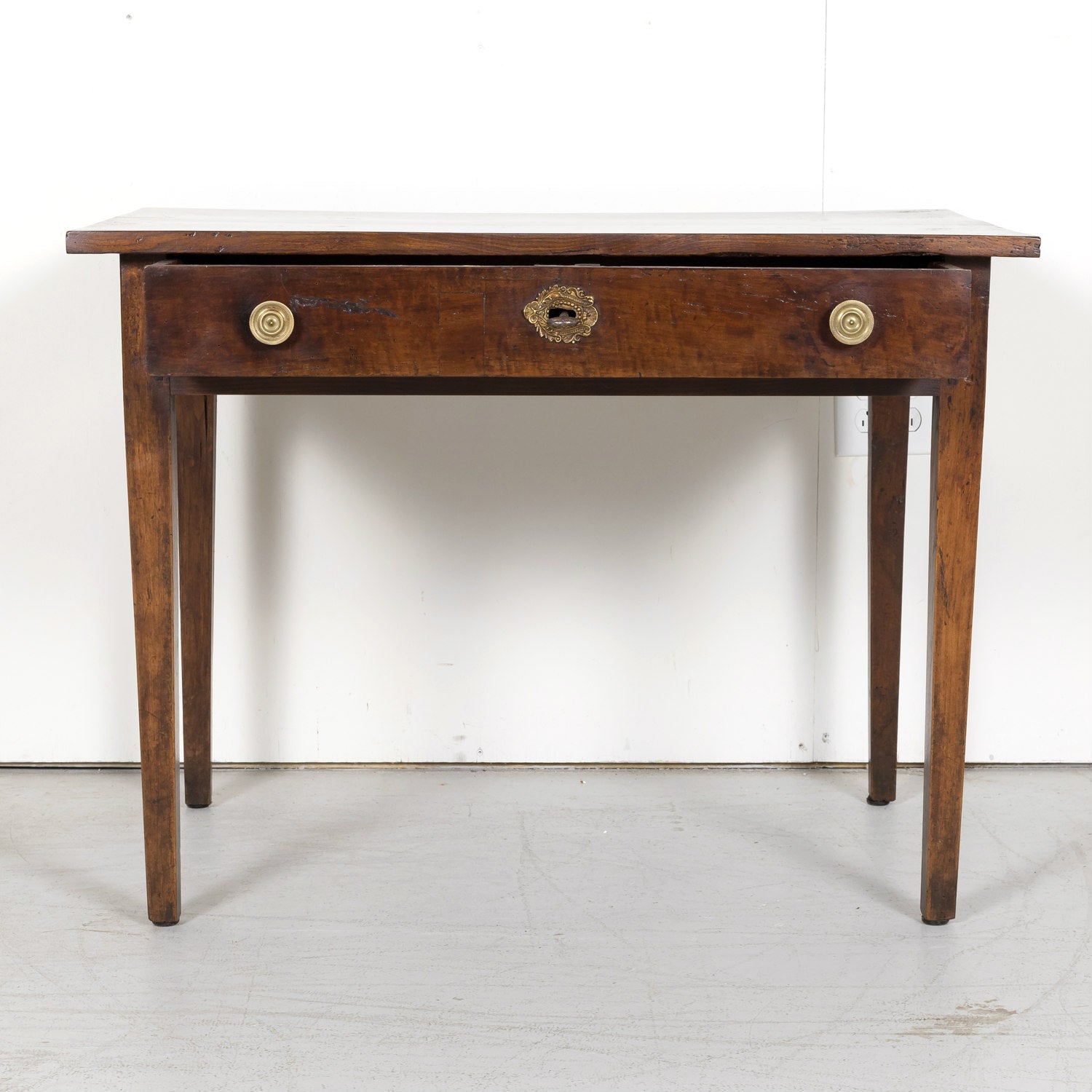 Early 19th Century French Empire Period Provincial Side Table or Work Table