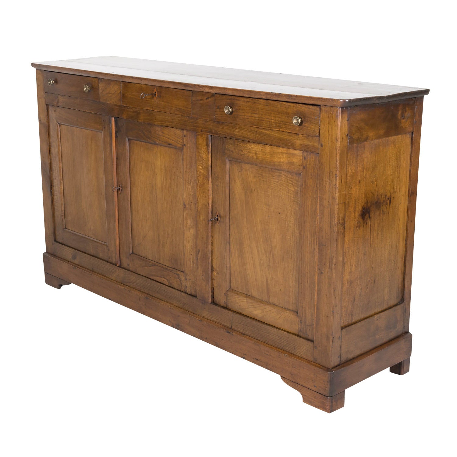 19th Century French Louis Philippe Style Normandy Enfilade Buffet d'Appui