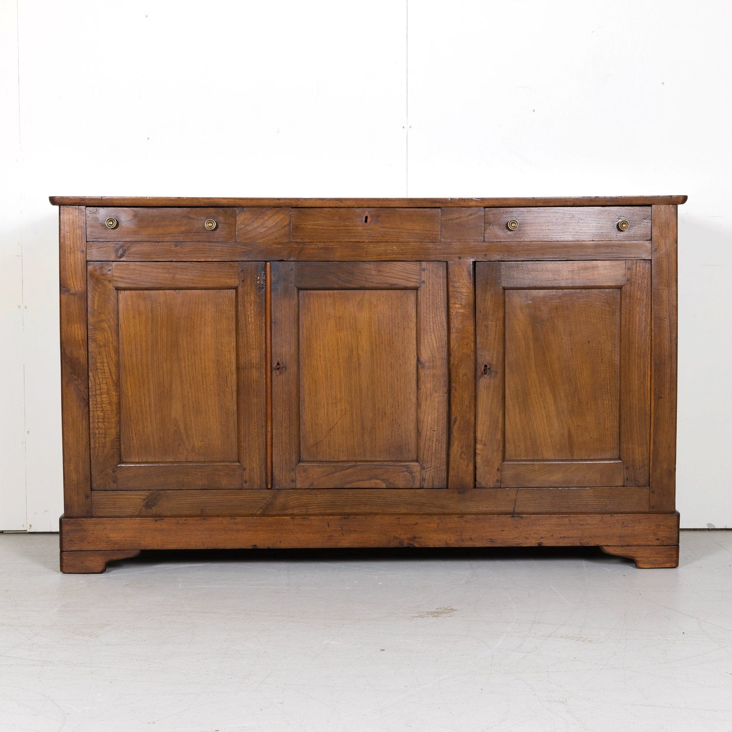 19th Century French Louis Philippe Style Normandy Enfilade Buffet d'Appui