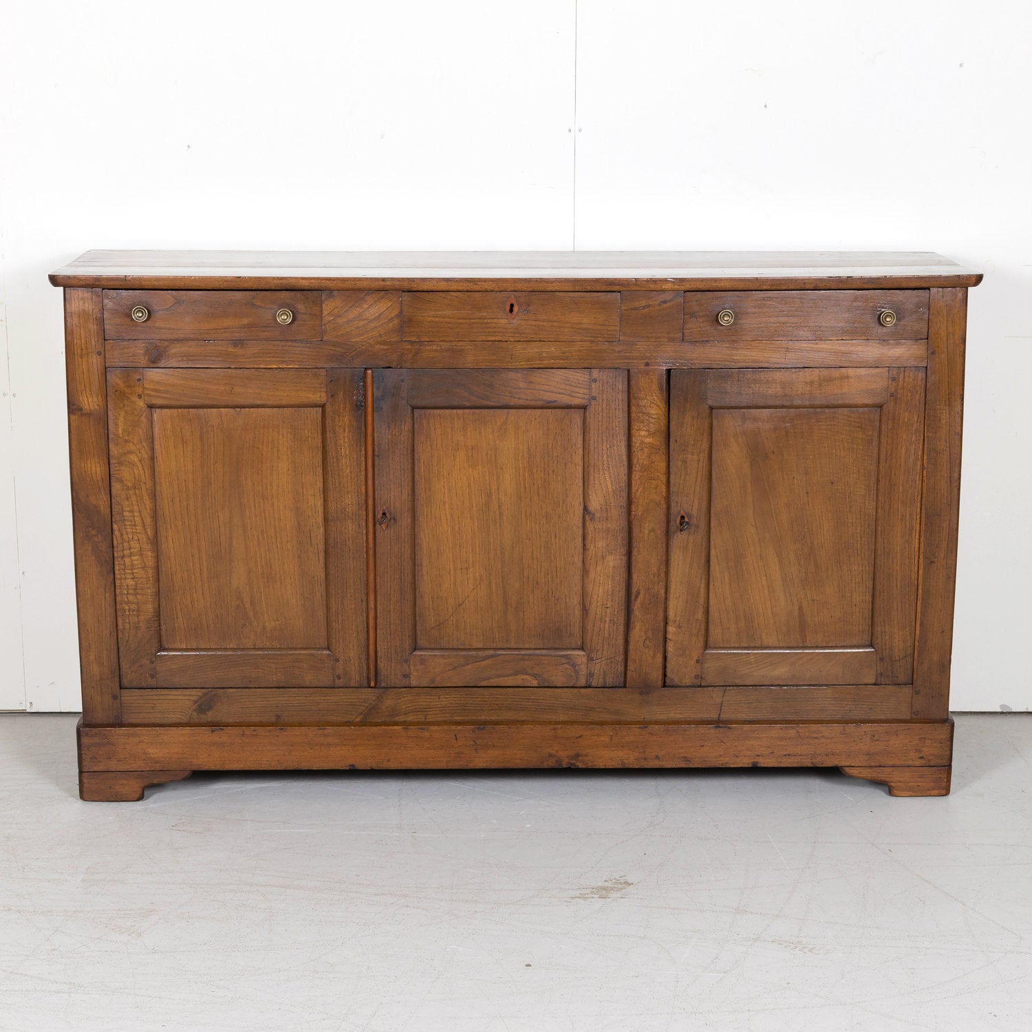 19th Century French Louis Philippe Style Normandy Enfilade Buffet d'Appui