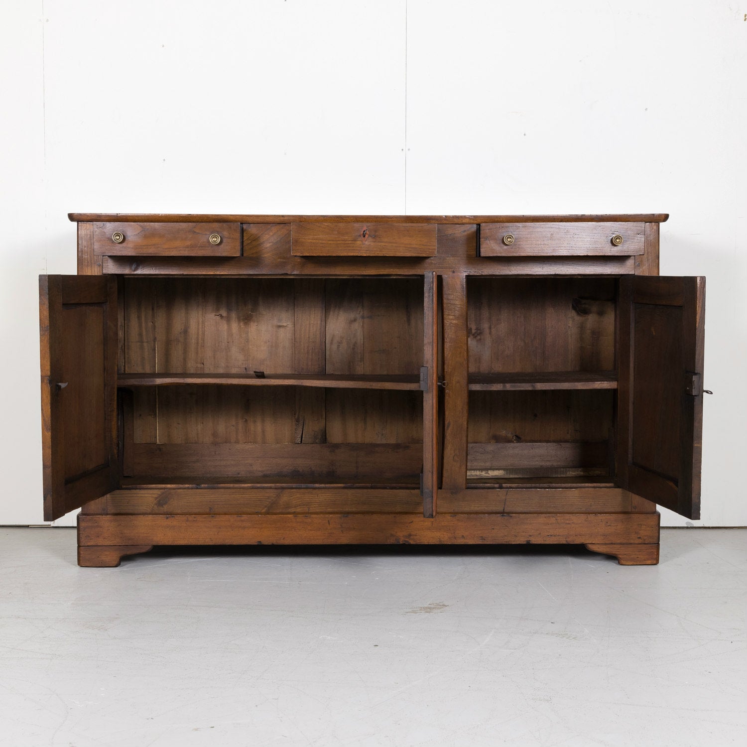 19th Century French Louis Philippe Style Normandy Enfilade Buffet d'Appui