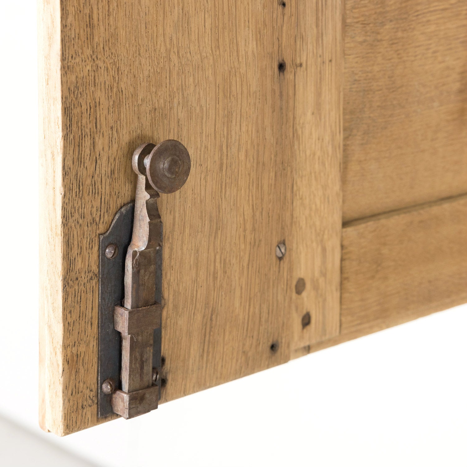 Late 18th Century Louis XV-Louis XVI Transition Period Bleached Oak Buffet Deux Corps