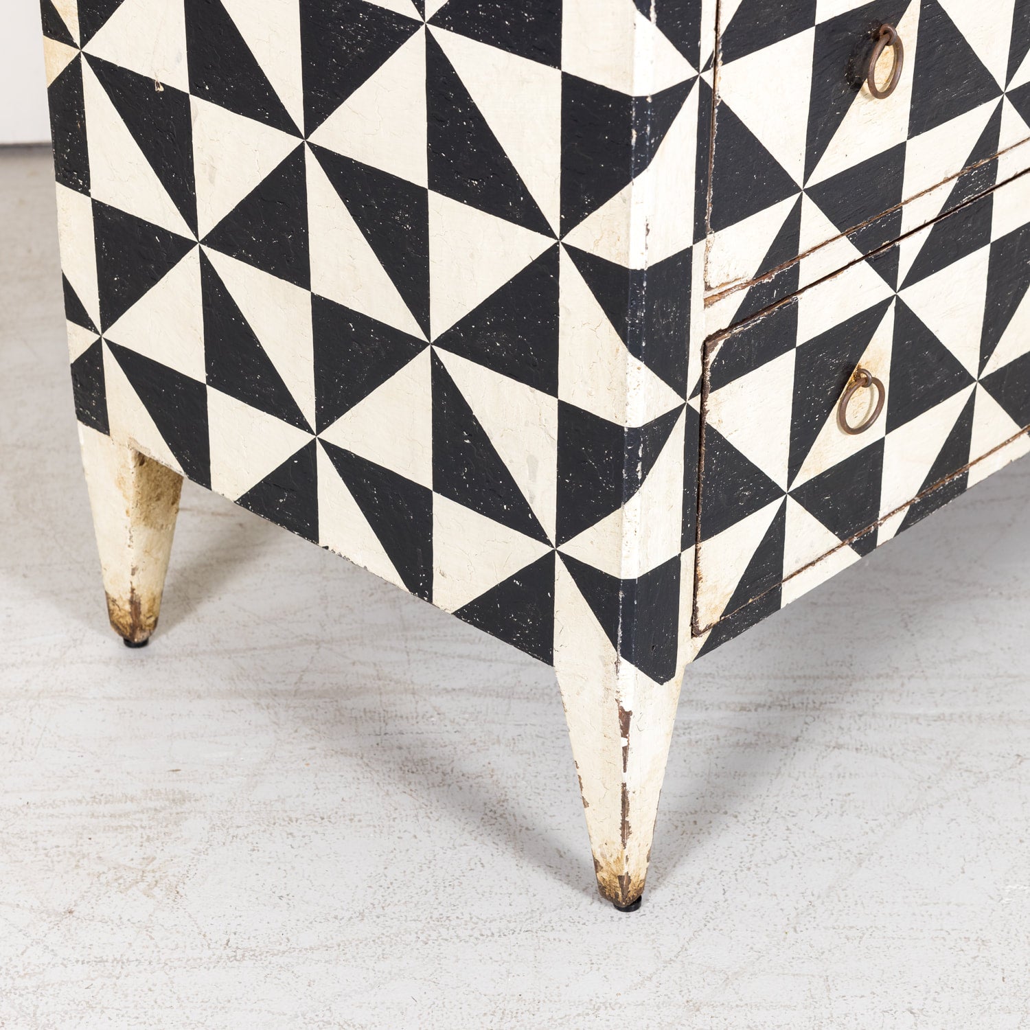 SOLD Pair of Louis XVI Painted Commode from South of France, Circa Early 1900s 