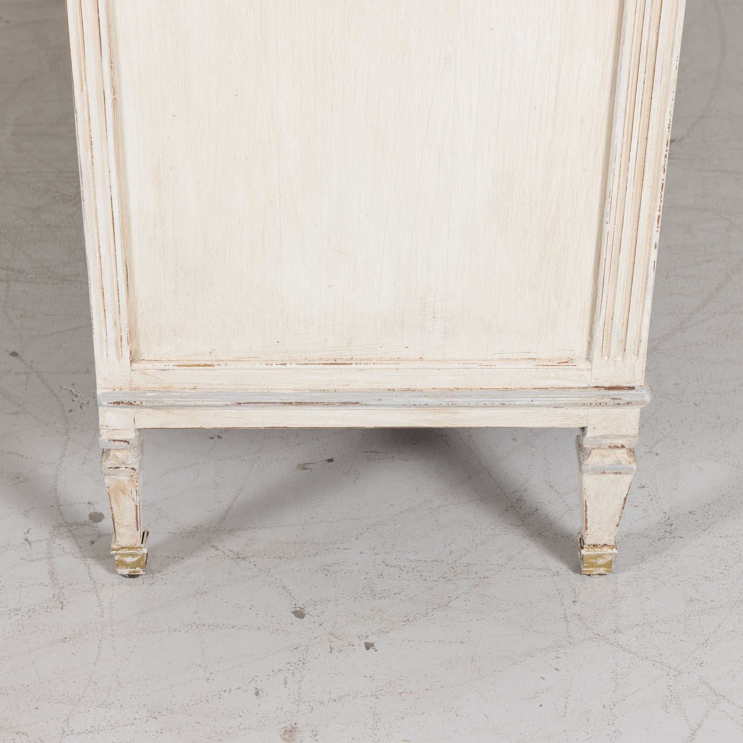 SOLD Louis XVI Painted Enfilade Buffet with Brass Hardware from South of France c. 1930s 
