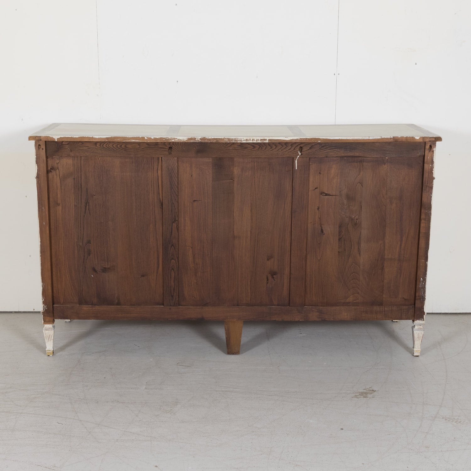 SOLD Louis XVI Painted Enfilade Buffet with Brass Hardware from South of France c. 1930s 