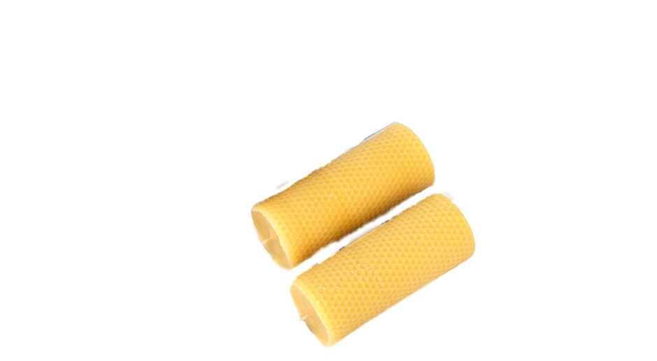 Ambroise Handcrafted French Beeswax Pillar Candles from Provence, Box of 2