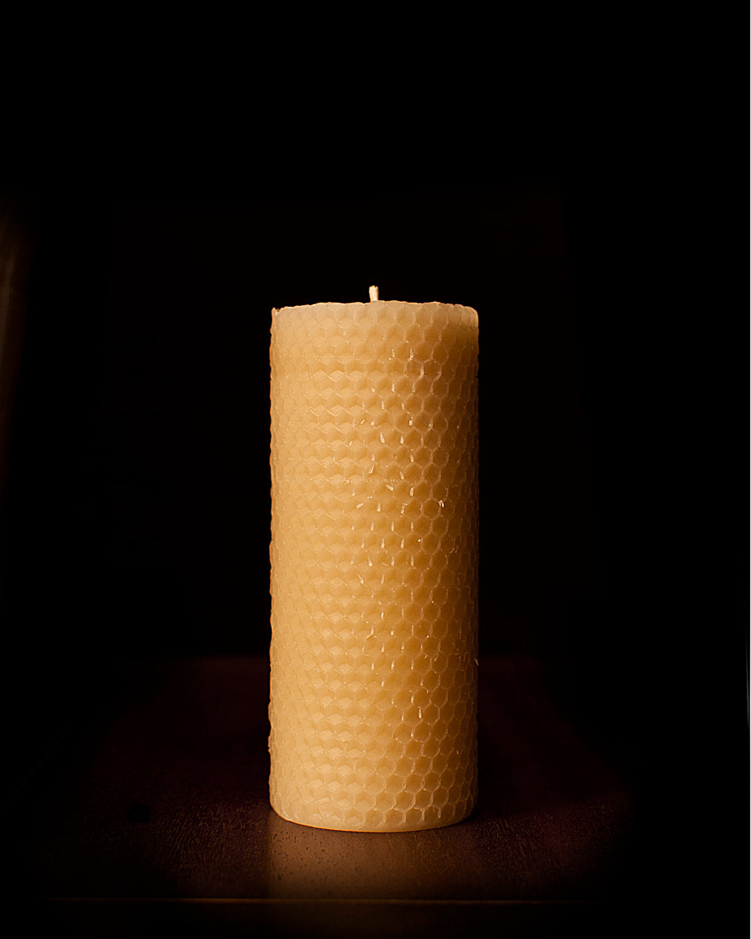 Ambroise Handcrafted French Beeswax Pillar Candles from Provence, Box of 2