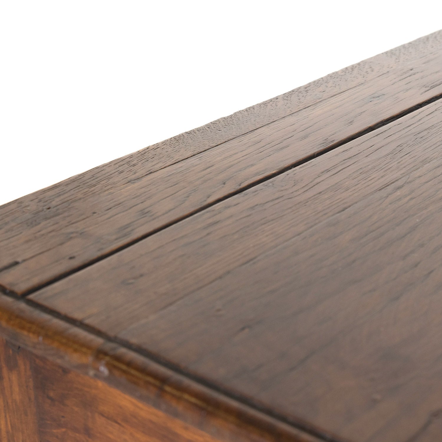 19th Century French Country Louis XV Style Oak Enfilade Buffet with Ebonized Marquetry