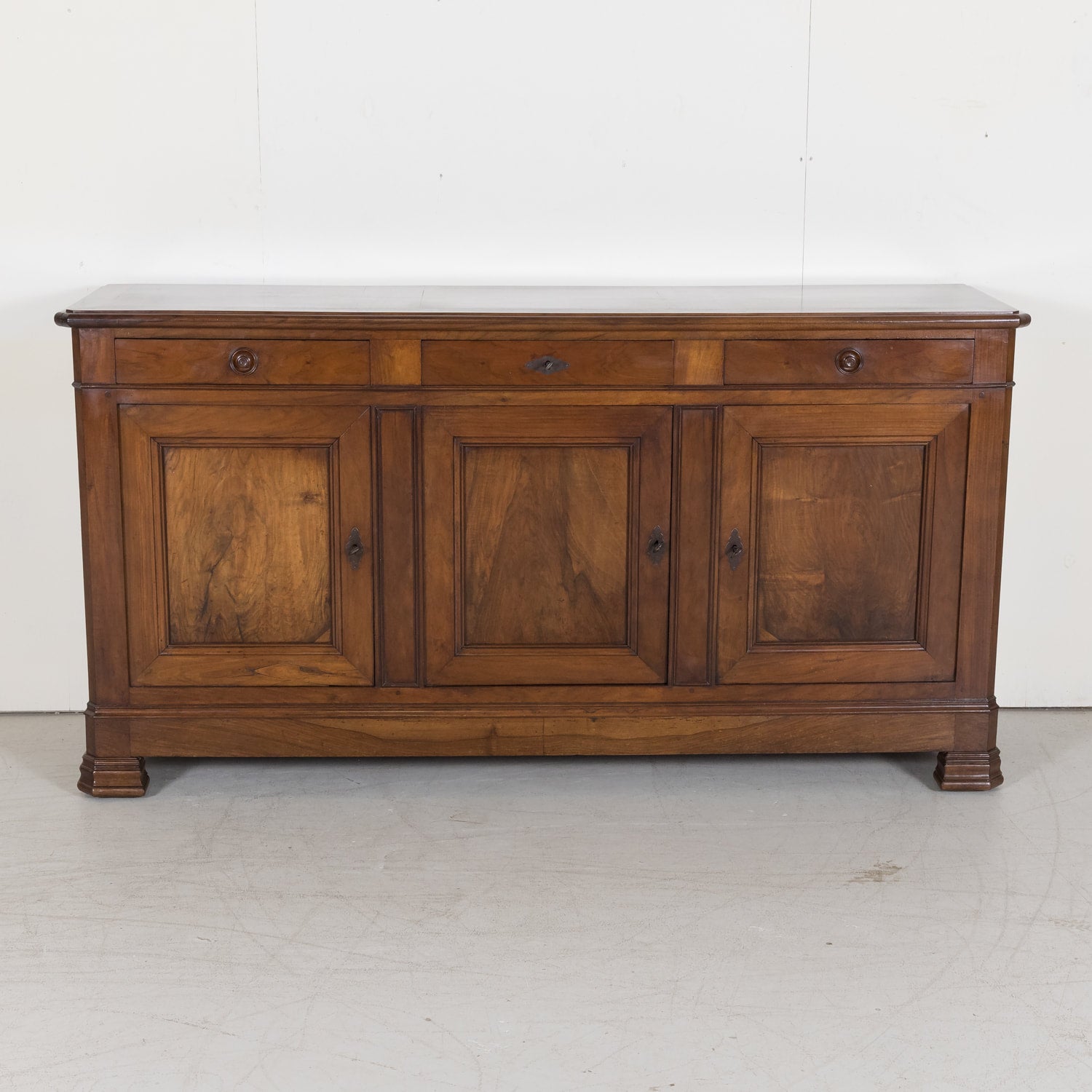 SOLD French Louis Philippe Enfilade Buffet made of Walnut from South of France