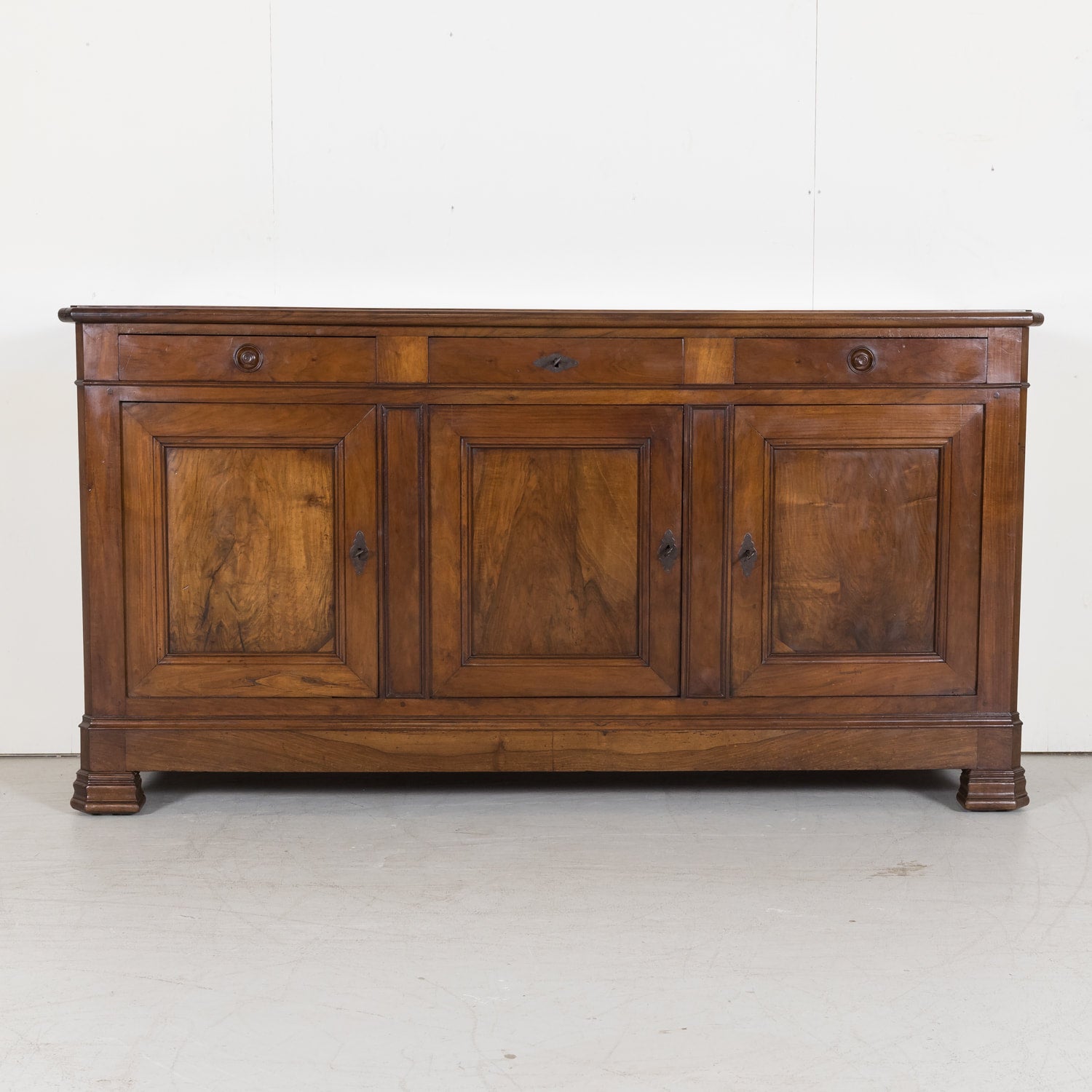 SOLD French Louis Philippe Enfilade Buffet made of Walnut from South of France
