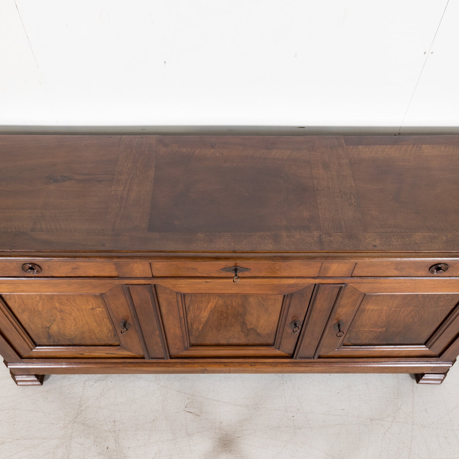 SOLD French Louis Philippe Enfilade Buffet made of Walnut from South of France