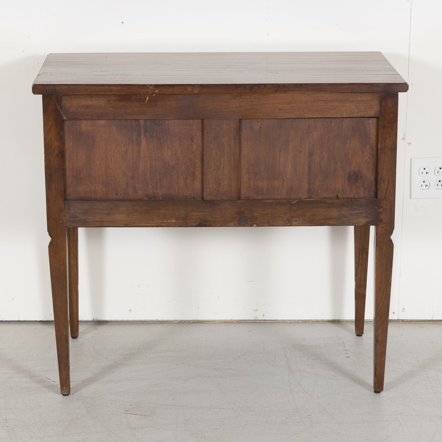 SOLD Louis XVI Petite Commode made of Solid Walnut with Bronze Hardware from South of France