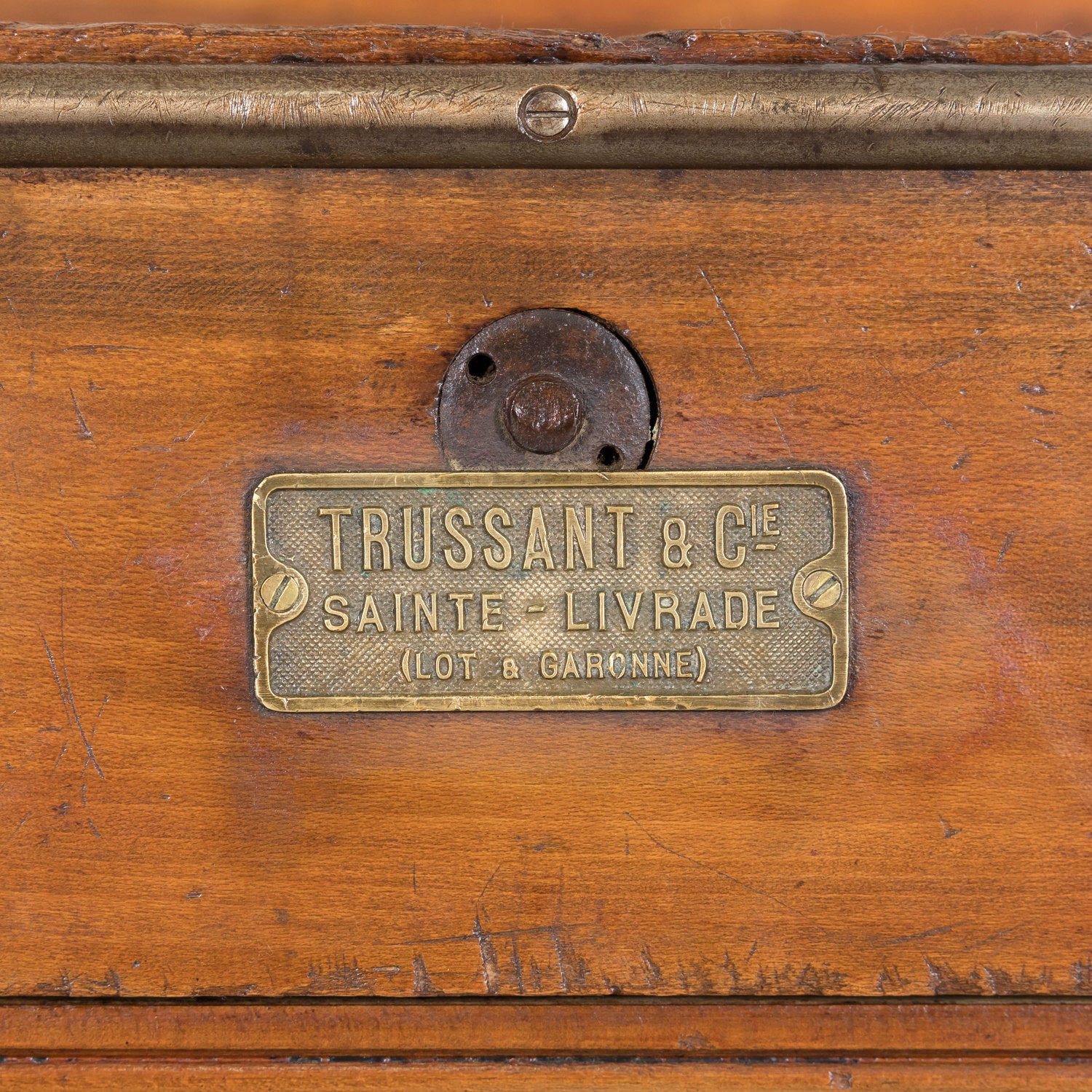 19th Century French Billot de Boucher or Butcher Block by Trussant & Cie